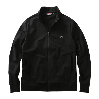 春秋黑色品质有型立领弹力拉链夹克舒适商务休闲运动男士上衣外套