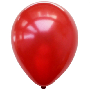 单层宝石红石榴红中国红气球生日过寿布置婚礼喜庆婚房婚庆装饰品