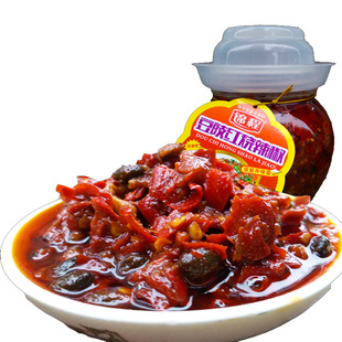 湖南特产锦程豆鼓红烧辣椒酱香辣农家辣椒酱调料850克拌面酱包邮