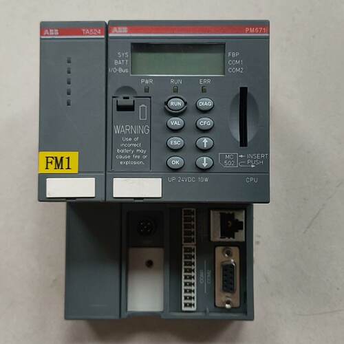 询ABB AC500PLC CPU模件PM571  1SAP1