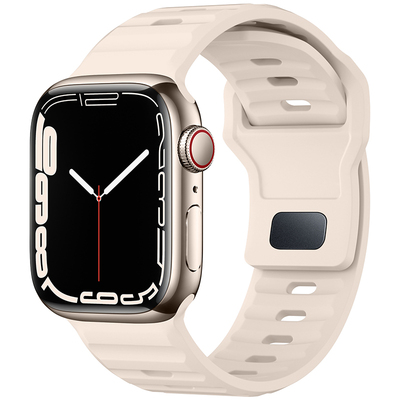 适用iwatch表带运动硅胶高级