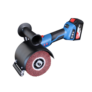 东成不锈钢拉丝机充电式抛磨机小型手提金属打磨抛光DCSN120×100