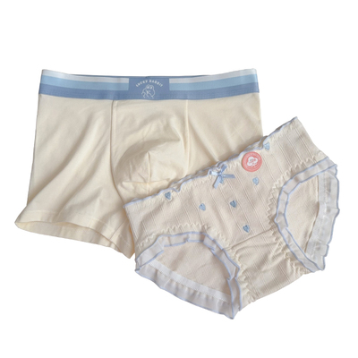 海盐甜恋日系少女纯棉情侣内裤套