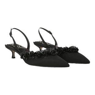 SAM EDELMAN山姆爱德曼春法式尖头珠花细高跟凉拖鞋单鞋女TRENT