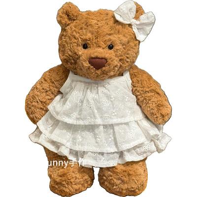 原创手作巴塞罗熊巴纳布斯猪莱奥拉熊裙子着替蛋糕裙蝴蝶结套装