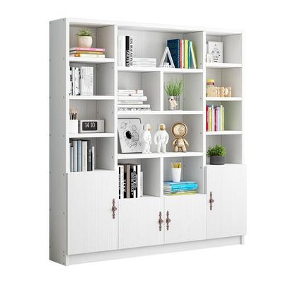 实木书架简约储物柜置物架