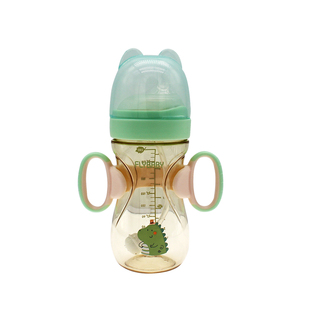 FLYBABY官方正品飞乐比新生儿多功能中宽口奶瓶ppsu鸭嘴耐摔宝宝