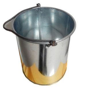 加厚铁皮水桶铁桶白铁皮桶水桶浇花桶大号洗车桶桶大号家用提水桶