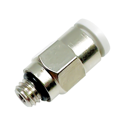 微型气管接头螺纹直通快插POC/PC2/3/4/5/6 M3 M4 M5 M6 M7 M8 02