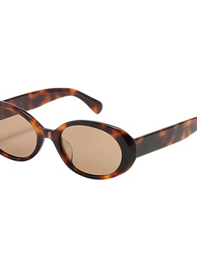 热巴同款复古大框板材太阳镜女