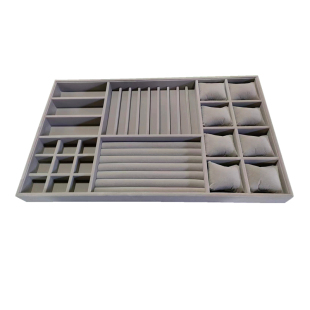 首饰收纳盒定制抽屉内胆分隔高档衣帽间梳妆台饰品手表展示托盘厂