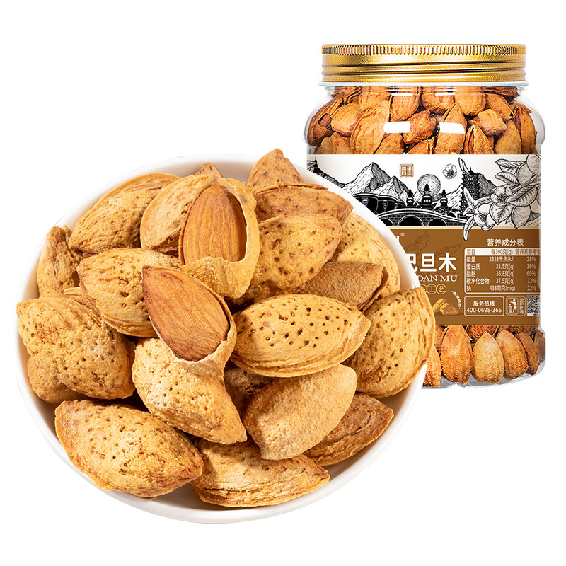 春江月巴旦木当季新货薄壳手剥扁桃仁官方旗舰店原味坚果仁年货
