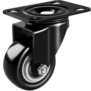 万向轮轮子脚轮1.5寸2寸3寸静音万象转向轮定向滚轮滑轮小号推车