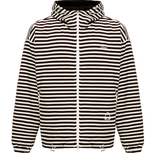 【何与敖瑞鹏朱志鑫张桂源同款】MWO 条纹连帽卫衣外套男女同款