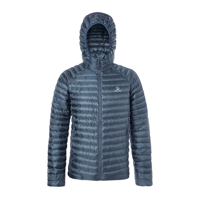 轻薄鹅绒羽绒连帽短款