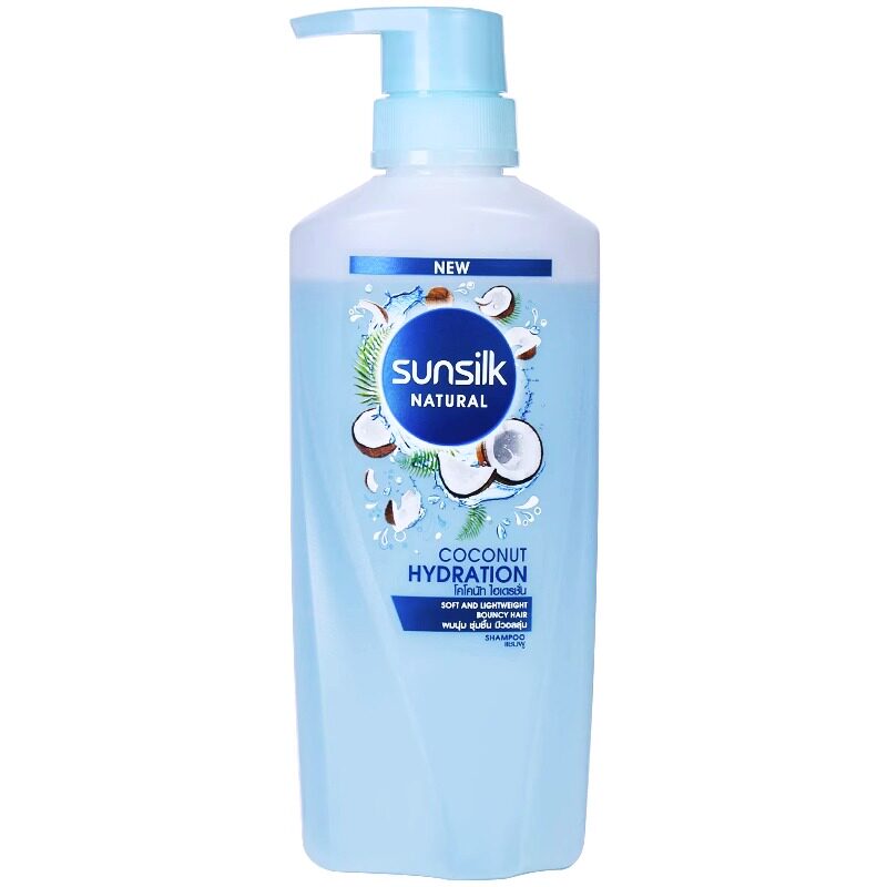 泰国进口夏士莲sunsilk椰子洗发水控油蓬松柔顺亮泽修复干枯