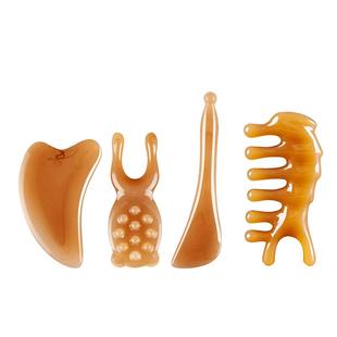 树脂刮鼻梁神器头部按摩梳拨筋棒刮耳朵鼻梁按摩刮脸板刮痧点穴棒