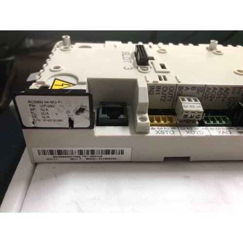 议价ABB变频器ACS850系列CPU板主板接线端子板JCON维修