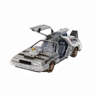 美国jada 佳达合金车模 回到未来时光飞车DMC小车收藏玩具