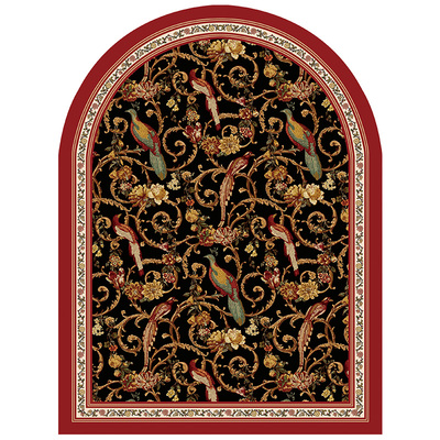 范居态度丹凤朝阳新中式入户地垫