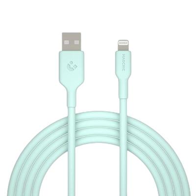 轻磁MFI液态硅胶数据线适用苹果