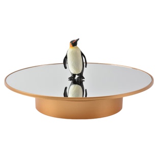 晴美新款25CM电动展示台珠宝首饰拍摄旋转底座直播拍照手办展示架