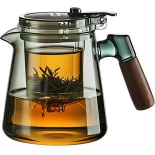 捷安玺飘逸杯玻璃泡茶壶2025新款耐高温茶水分离神器家用茶具套装