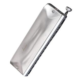 JDR嘉德瑞月光设计Luna露娜专业演奏级12孔全金属半音阶口琴