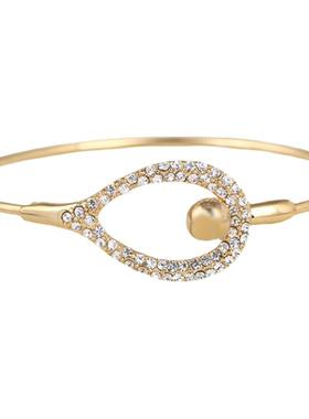 特价手镯孤品镀金开口光面