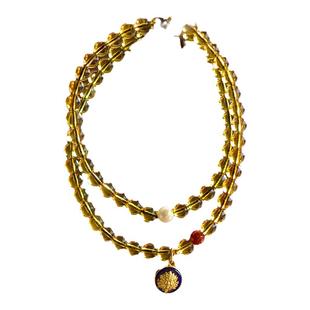 琥珀手串女蓝珀水晶翡翠玉石散珠珍珠绿松石珠子串珠手链南红手串