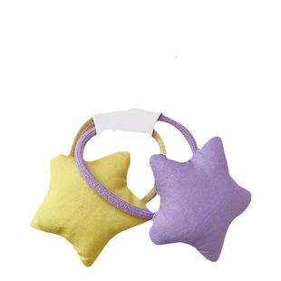 2024年新款女童五角星头绳发饰韩版儿童发圈头饰宝宝高弹力发绳