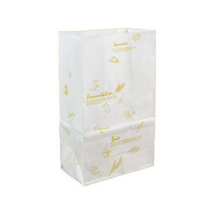 烘焙包装方底点心中式点心局打包袋泡芙麻薯白牛皮纸袋食品包装袋