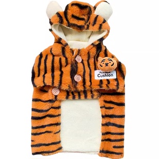 小脑斧出街！大狗狗衣服秋冬宠物斗篷边牧金毛披风狗衣服毛毯