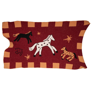 GRAFREE马年中古沙发毯装饰毯子保暖毛毯盖毯午睡毯新年生日礼物