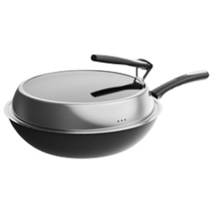 ASD/爱仕达精铁锅炒锅家用炒菜锅锈不了电磁炉锅燃气灶CF32M3J