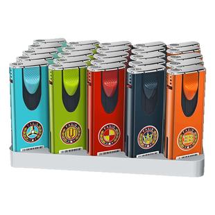 50支下拉正品金属高颜值2026新型新款充气防风打火机耐用定制批发