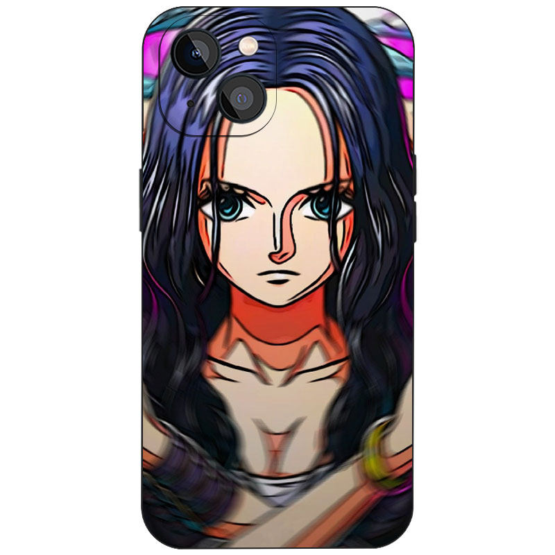 冷艳御姐海贼王罗宾插画手机壳动漫周边适用于苹果17液态硅胶17E磨砂16二次元Air磁吸iPhone18ProMax全包防摔