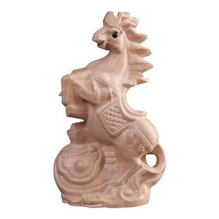 桃木十二生肖摆件属相鼠牛虎兔龙蛇马羊猴鸡狗猪一套实木雕刻装饰