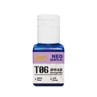 水世代 纳米科技新水性漆 喷涂笔涂透明色系列 T01-T12 18ml