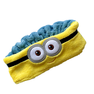 环球影城小黄人卑鄙的我神偷奶爸洗脸发箍发带发圈松紧带纯棉