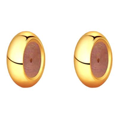 金色防滑圈转运珠隔珠手镯定位珠固定圈DIY配件内硅胶圈保色钛钢