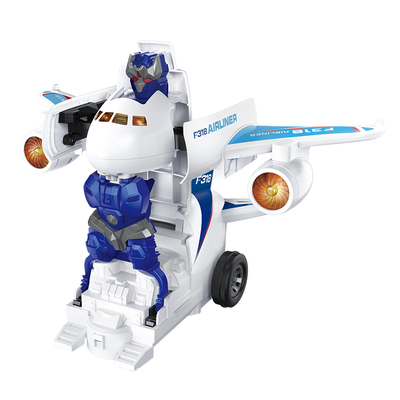 儿童变形玩具金刚机器人遥控飞机