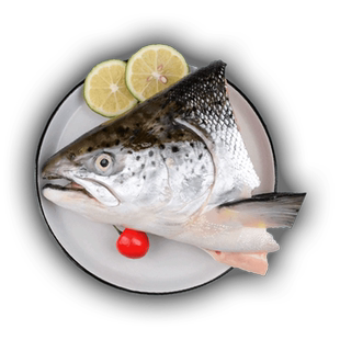 【源头供应链】进口三文鱼鱼头冷冻煲汤清蒸丹麦法罗皇冠