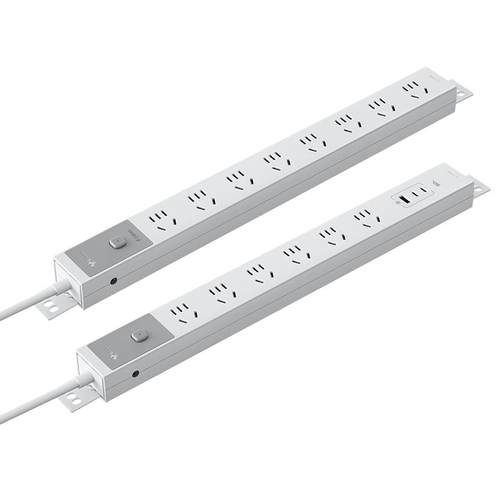 公牛pdu机柜插座8位办公桌面防雷机房电源工业程插排插线板多孔