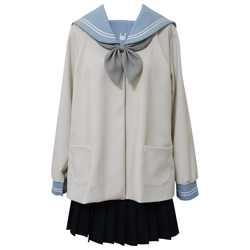 日系幼稚园JK制服原创学生校服海军领JK幼稚园长袖水手服秋冬大码