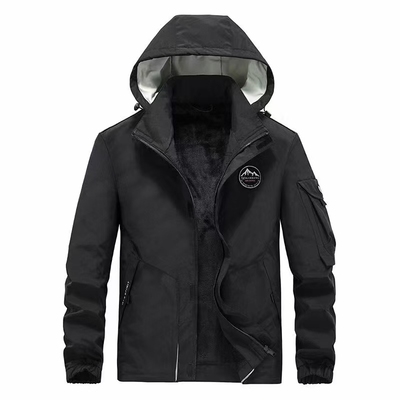 中老年超大码加肥全棉休闲茄克