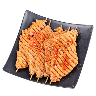 大豆腐串花干豆制品兰花串豆干山西运城麻辣串夹馍关东煮豆腐串干