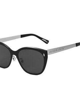 PLASTIC BRAIN超轻一体镜片太阳镜小众猫眼素颜连体墨镜女遮阳