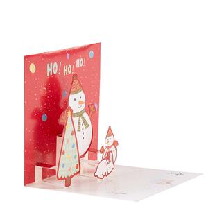 圣诞贺卡立体卡通节日祝福小卡片创意平安夜礼物感谢留言卡高级感