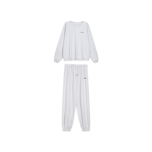 TurnSignal 潮牌针织休闲运动套装女2026新款宽松卫衣长裤两件套